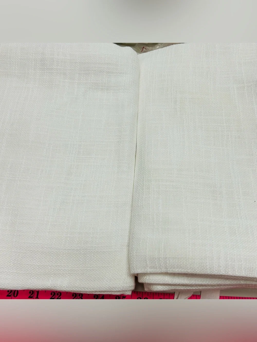 QUINCE Set Of 2 48x96 Cotton Sheer Curtains White 9724